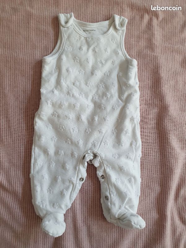 Ensemble combinaison et gilet 1 mois (image 2)