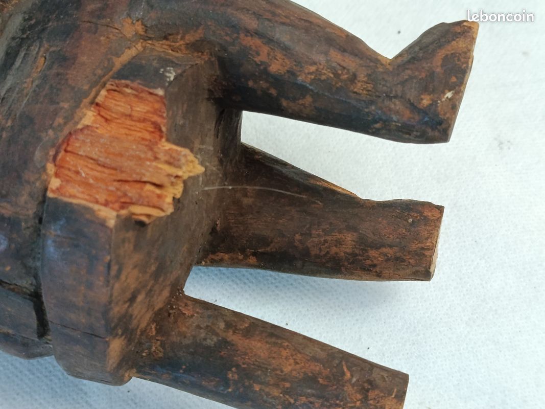 Statuette Sénoufo en bois – Sculpture africaine traditionnelle – 33 cm (image 11)