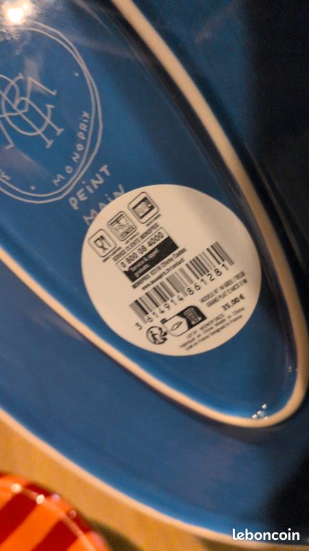 Maison château rouge monoprix, plats, saladiers, pichet (image 3)