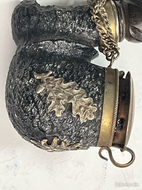 Ancienne pipe suisse BRIAR avec couvercle (image 6)