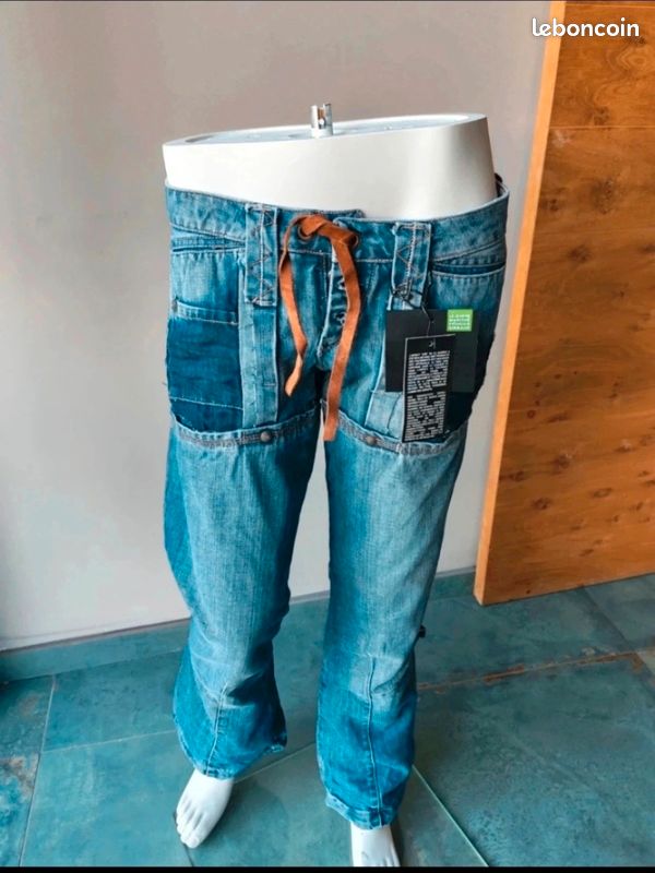 Marithé & ançois Girbaud Tailleur Jean Kaki Femme Taille 38