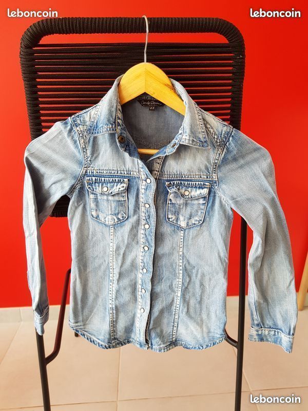 Chemise en jeans 8-9 ans (image 1)