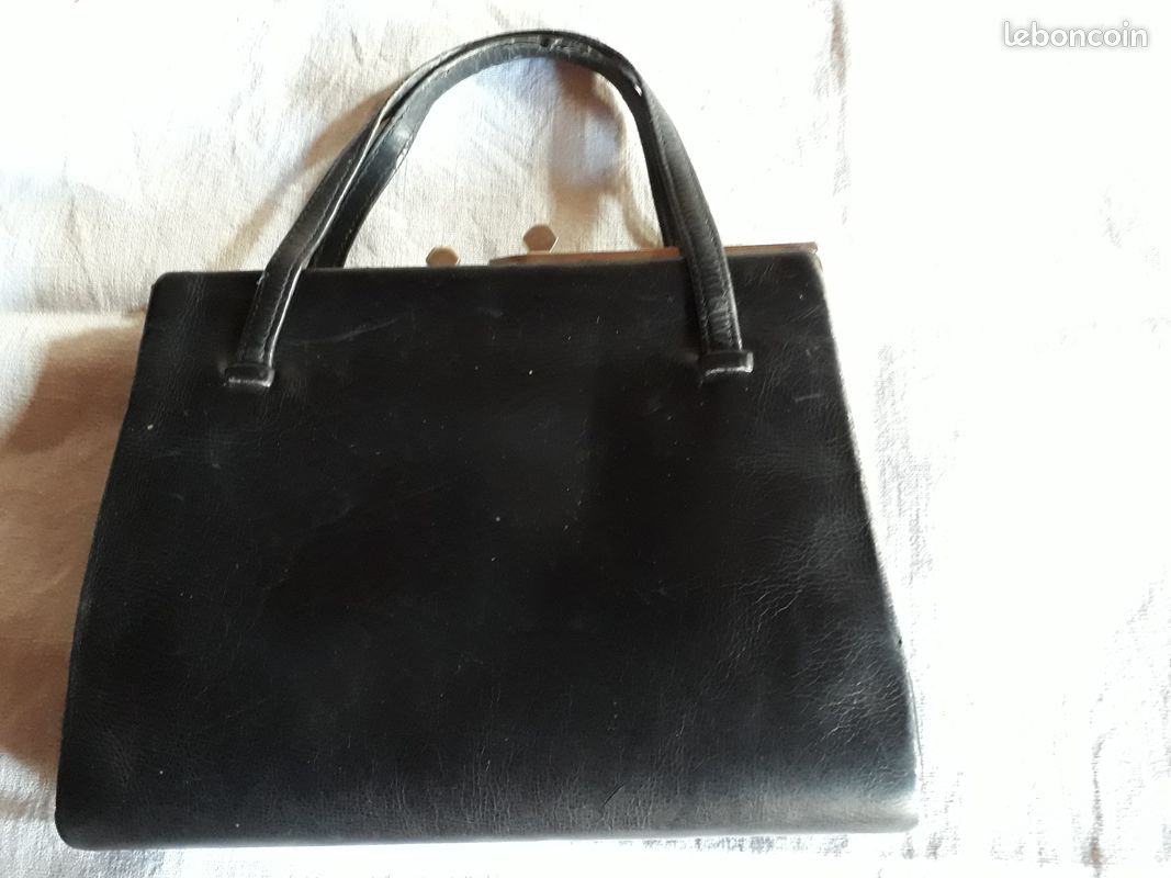 Sac Main Vintage Waldybag En Cuir Marron - Occasion, Style Fourre-tout Pour Femme