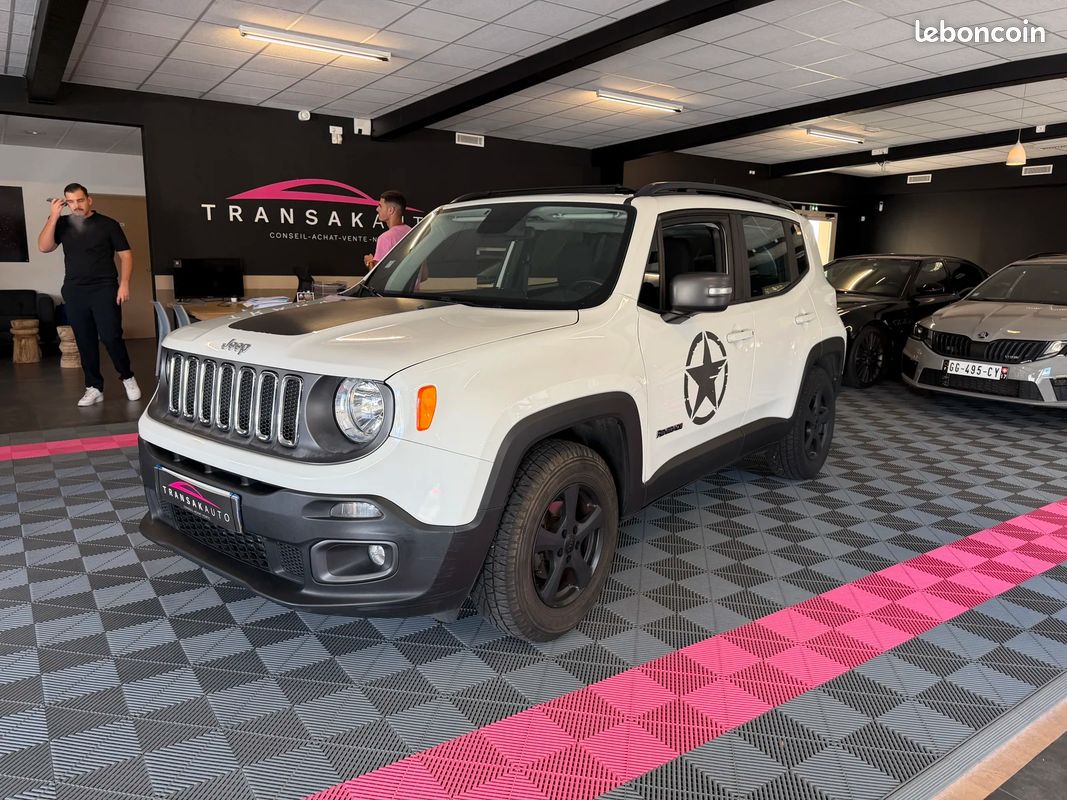Jeep RENEGADE Longitude 1.6 CRD 120ch ~ TOIT OUVRANT ~ APPLE CARPLAY (image 1)