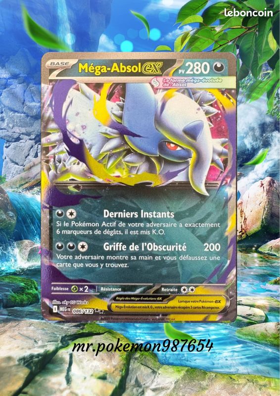 Prix de Mega Absol ex #86 | Pokemon Mega Evolution | Cartes de Pokemon Prix de Mega Absol ex #86 | Pokemon Mega Evolution | Cartes de Pokemon