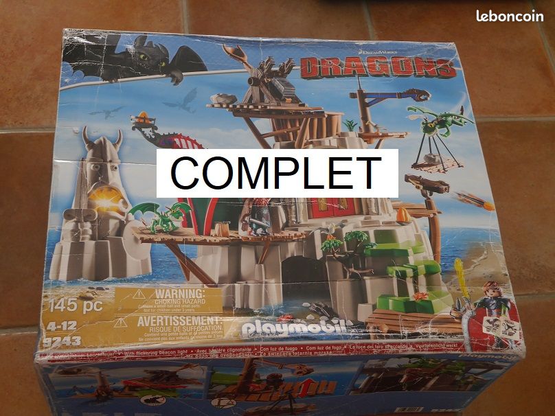 Playmobil 9243 Isola Berk Playmobil Playmobil 9243 DRAGON Ile De