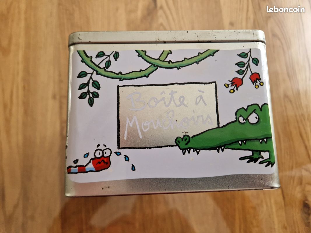 Boîte à Mouchoirs En Cuir PU Rectangulaire - Modèle Crocodile, Magnétique