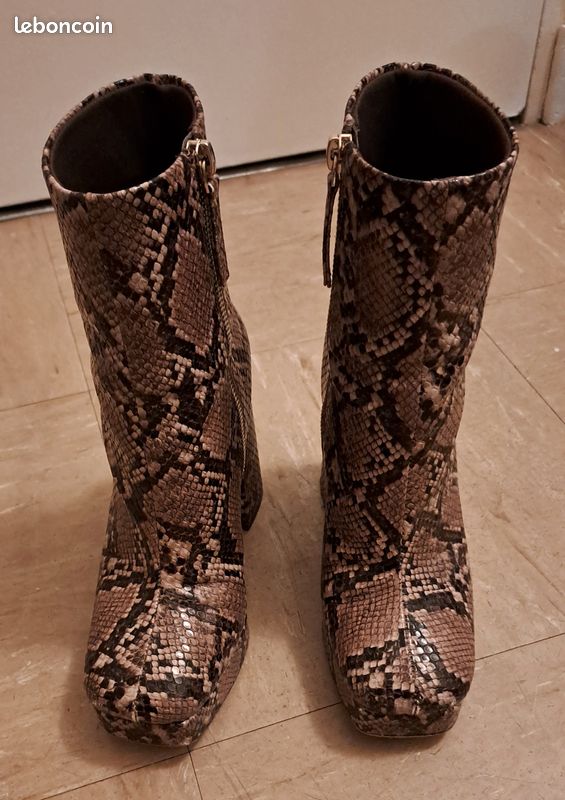 Bottines Serpent Look Bottines Python Cowtown Men's Python Back