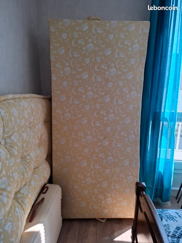 Lit une place sommier et matelas (image 6)