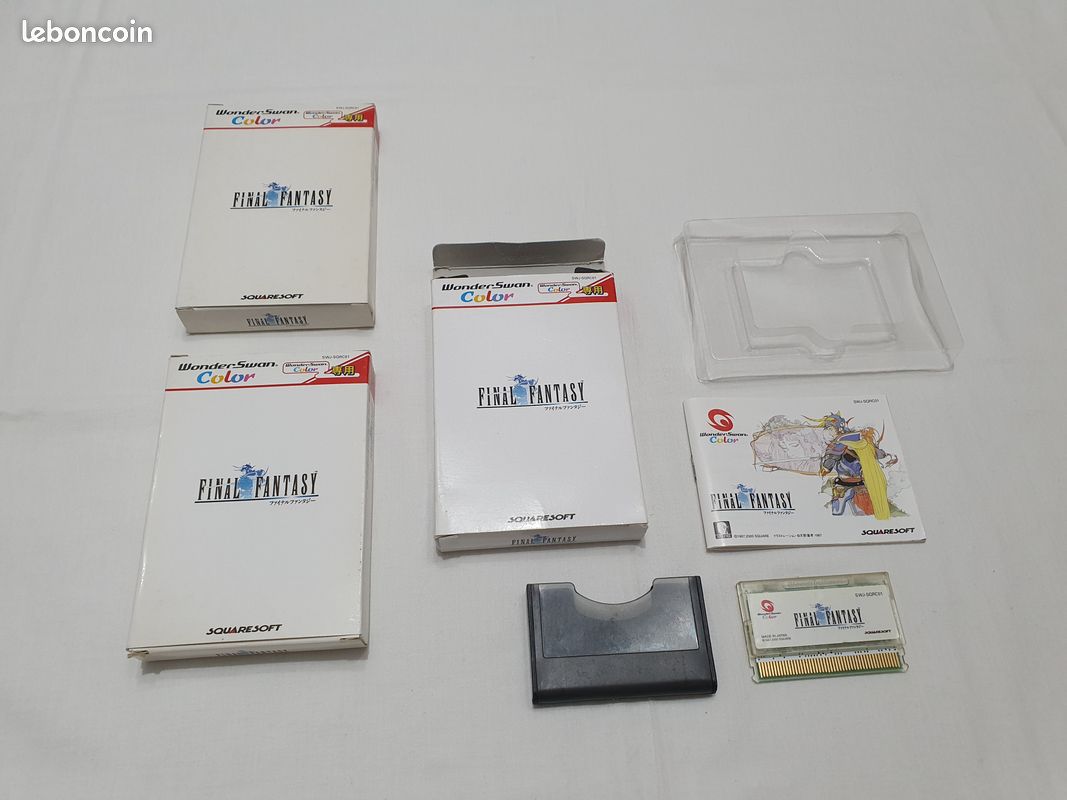 WONDERSWAN 思いがけなかっ COLOR ファイナルファンタジー(箱説明書綺麗)