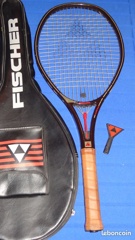 Raquette De Tennis Vintage FISCHER SUPERFORM - Taille 4 3/8 - Fabriquée En Autriche - Occasion