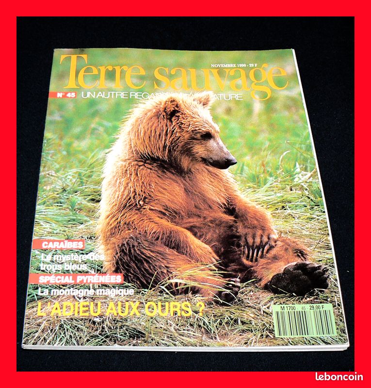 Lot de 7 Magazines NATURE animaux TERRE SAUVAGE revue N° 43 44 45 46 47 48 50 phoque baleine renard (image 4)