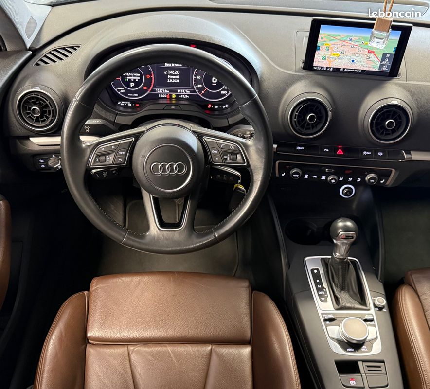 AUDI A3 SPORTBACK 2.0 TDI 150Ch S LINE EXT S-TRONIC BVA - APPLE CARPLAY - SIEGES CHAUFFANTS (image 19)