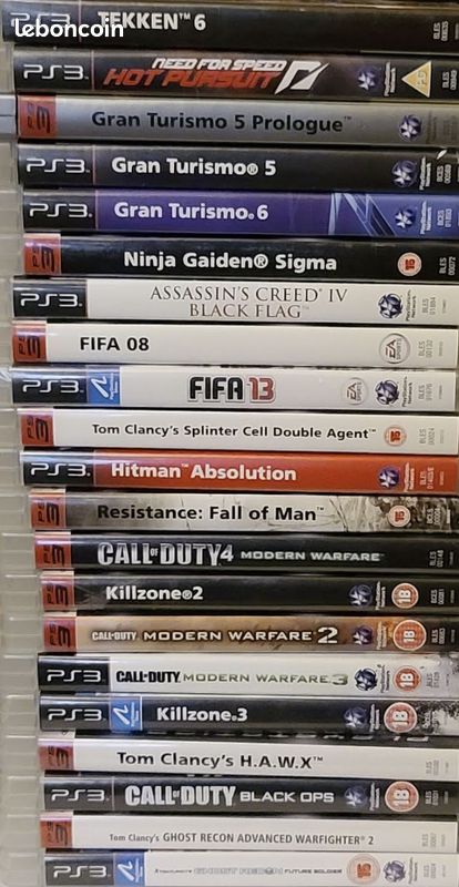 Super Lot De 20 Jeux PS2 D'occasion - Pour Console PlayStation 2