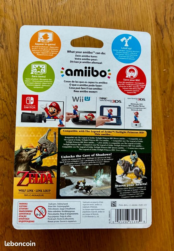 Nintendo amiibo (The Legend of Zelda Collection) Link loup au meilleur prix sur