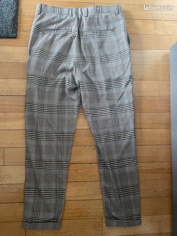Pantalon ZARA à carreaux fins taille 36 (image 6)
