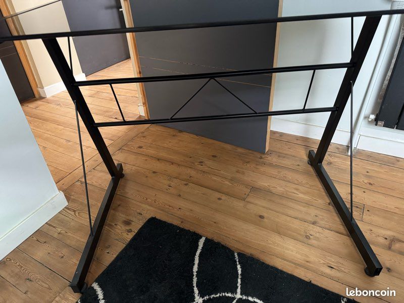 Bureau en verre trempé (image 2)