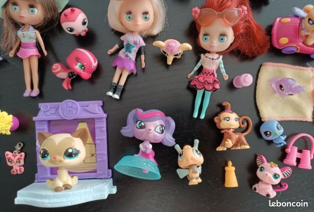 Petshops lot animaux + poupées fillettes (image 4)