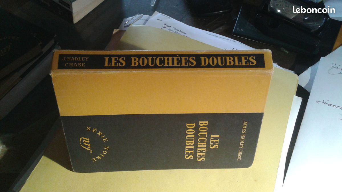 Série Noire n°72 Les bouchées doubles James Hadley Chase (image 3)