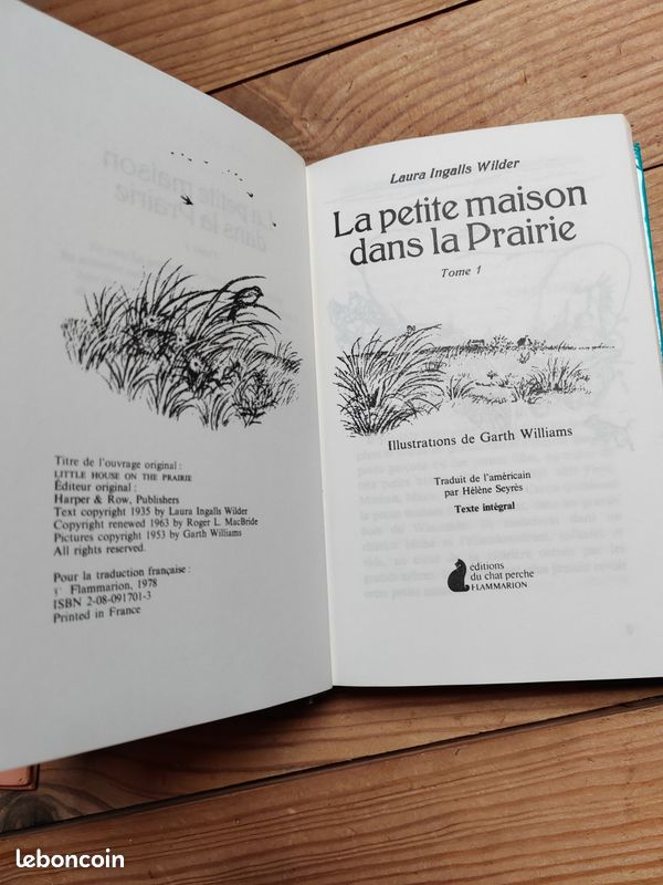 LOT 6 Livres La petite maison dans la prairie (image 2)