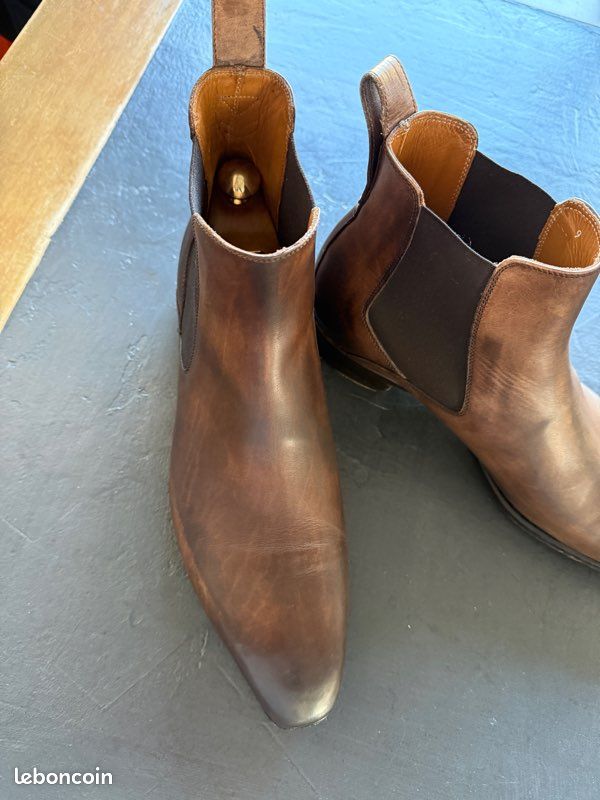 Bottines hommes marron Finsbury Chaussures