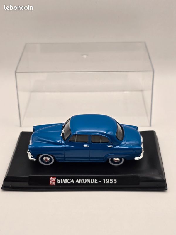 Modèle Réduit Simca Aronde 1951 Bleu 1/43 Altaya Ixo - Occasion Excellent état En Boîte