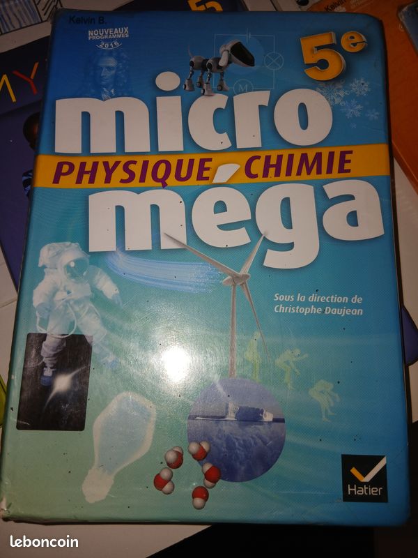 Manuel Physique Chimie micro méga 5e (image 1)