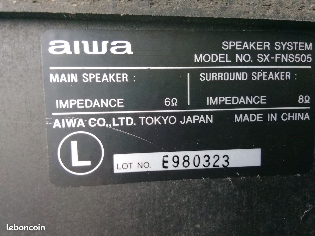 Enceinte AIWA (image 4)