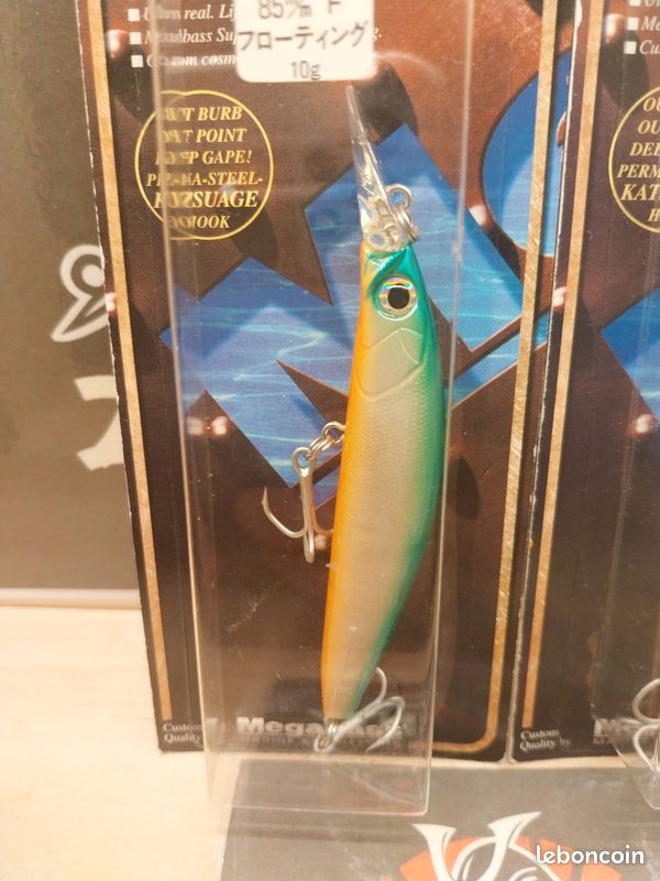 🎣 Leurre de pêche MEGABASS Lip-In Bait – 85 mm / 10 g – Neuf – 2 coloris disponibles – Import Japon 🇯🇵 (image 2)