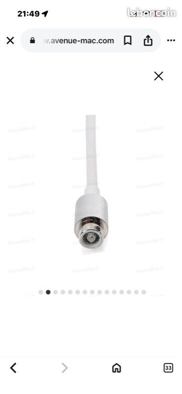Recherche chargeur iMac a-2439 avec prise ronde aimantée (image 2)