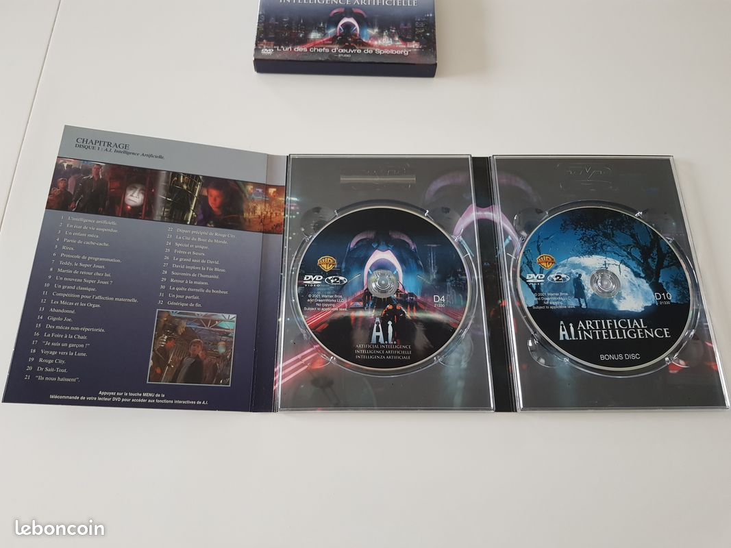 Coffret double DVD Spielberg A.I. Intelligence artificielle (image 2)