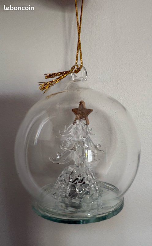 Jeu de 7 boules de Noël en verre (image 3)