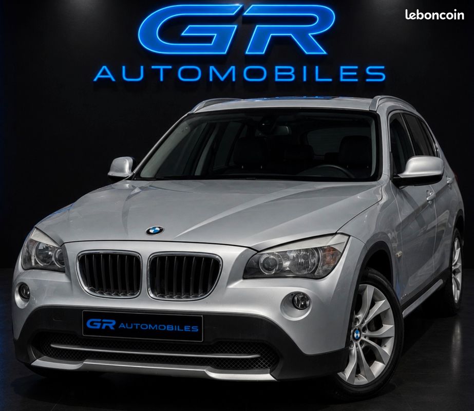 Bmw x1 x 1 E84 18D 18 D 143CH LUXE GRIS SUV XDRIVE GPS / BLUETOOTH CUIR / TOIT OUVRANT PANORAMIQUE (image 1)