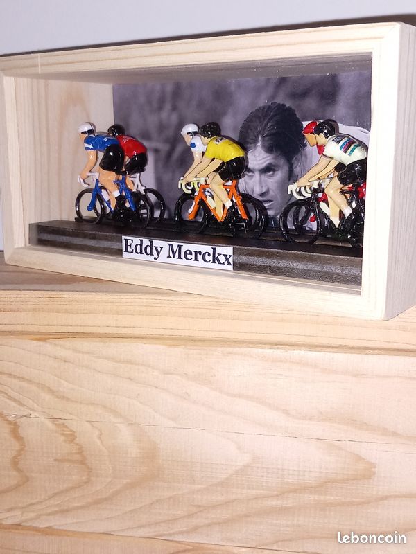 Miniature Cycliste Personnalisée - Cycliste En Côte - Cadeau Unique