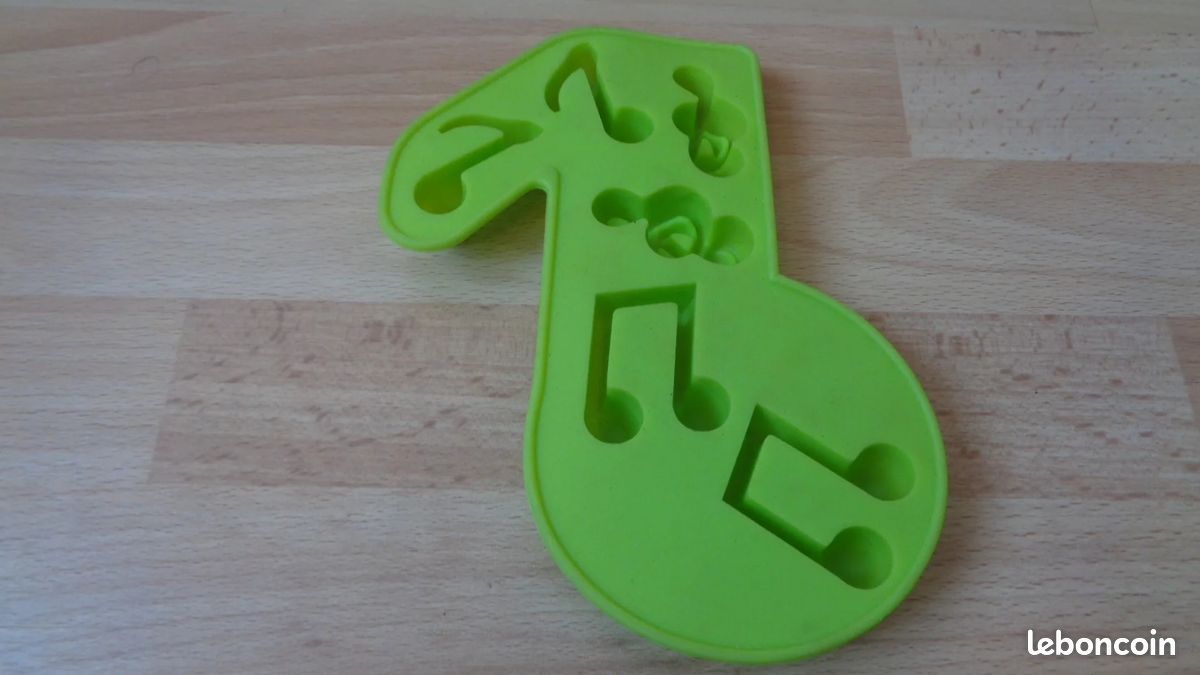 Moule En Silicone En Forme De 3D Note De Musique Moule En Résine Statue