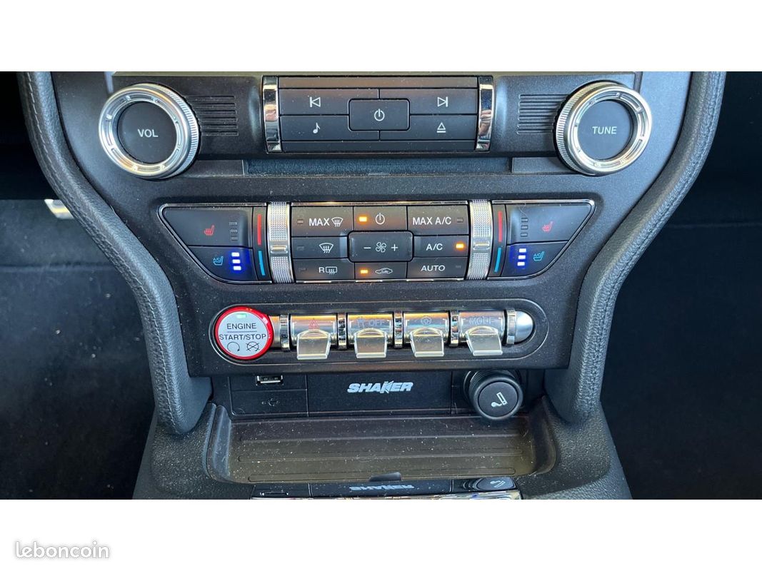 FORD MUSTANG Fastback 2.3 EcoBoost 317 COUPE - ENTRETIENS FORD / SIEGES CHAUFFANTS ET VENTILES / CAMERA DE RECUL (image 26)