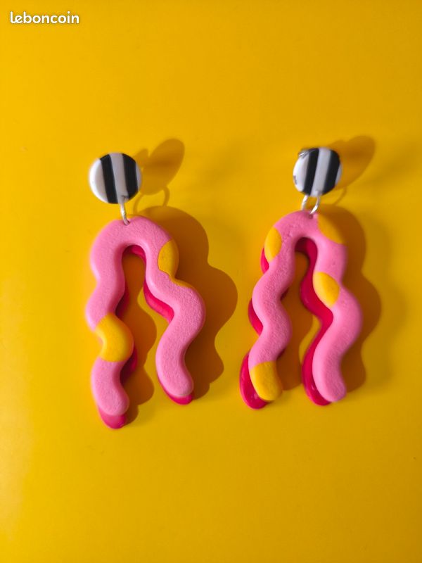 Boucles d'oreilles artisanales (image 2)