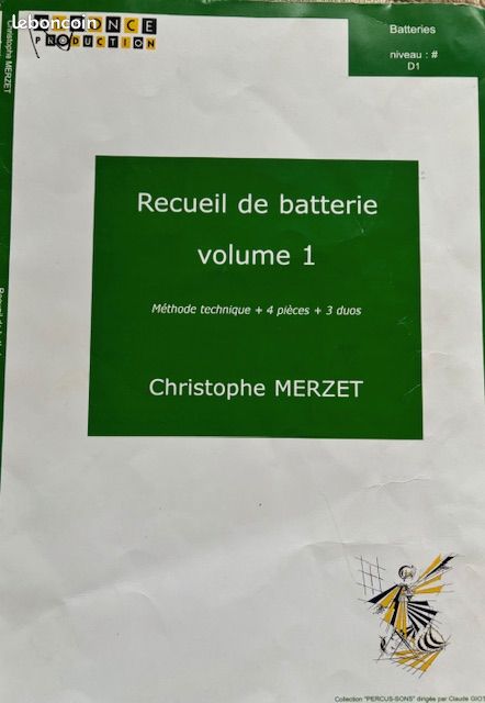 Recueil de batterie vol 1 MAZET (image 1)
