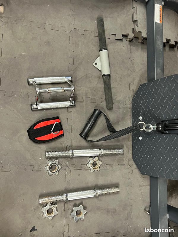 Cage Smith Machine Moovyoo Cobra + Banc multifonction + Accessoires poulie (image 2)