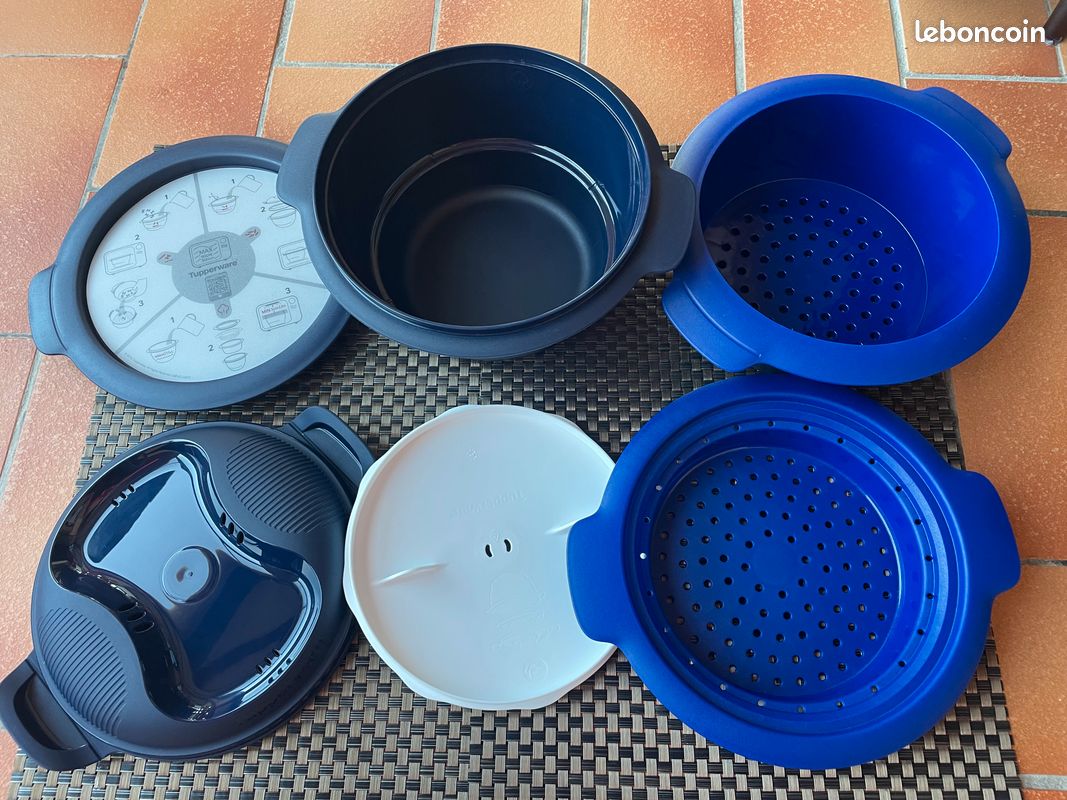 Cuit-vapeur MicroUrban Family Tupperware Pour Micro-ondes - Neuf + Livret Recettes