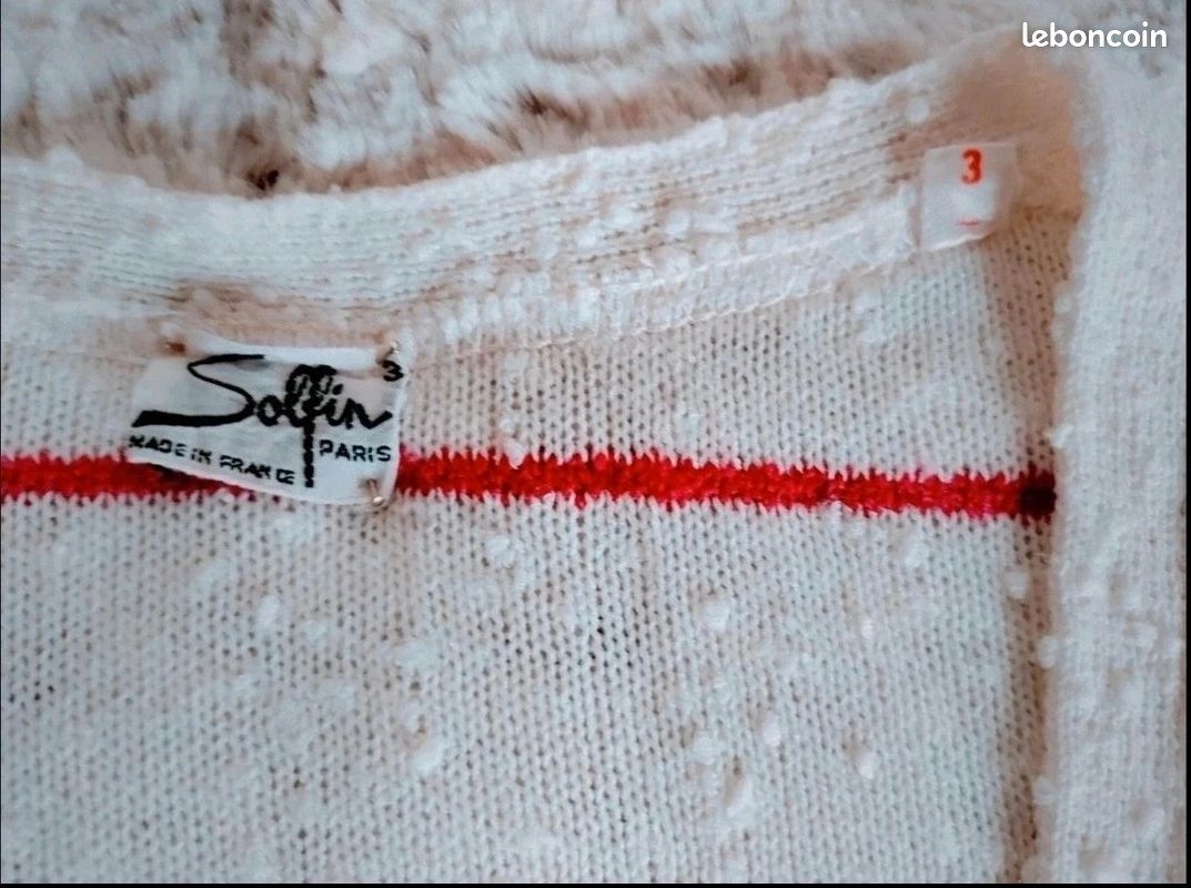 Gilet manches courtes taille 3/40 SOLFIN (image 5)