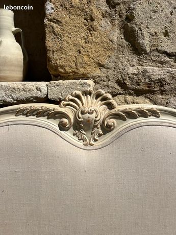 Lit style Louis XV rocaille - Antiquités Saint Jean