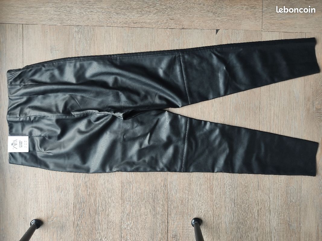 Pantalon neuf Zara simili cuir (image 3)