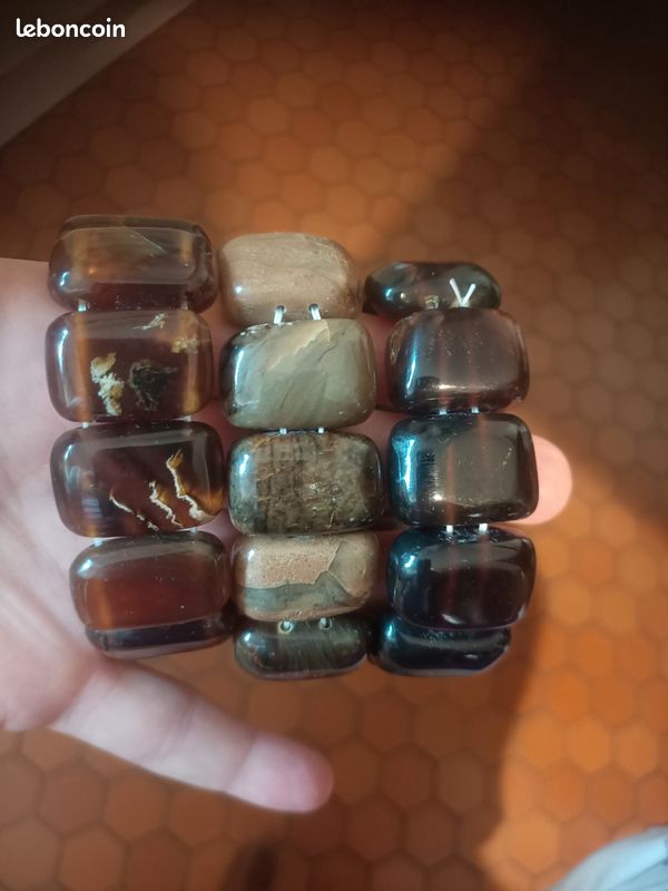 10 bracelets en ambre de Sumatra (image 4)