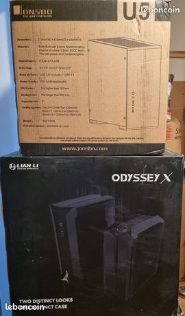 NEUVE / SCELLÉE — Boîtier Full Aluminium Premium & Verre Trempé : ODYSSEY X BIG TOWER SILVER — 3 Configurations Modulaires — E-ATX RTX 5090 5080 / Workstation IA / Watercooling Extrême 14