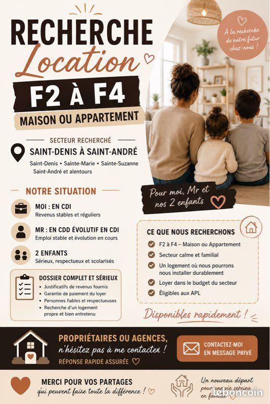 Maison 2 pièces 70 m² · à Sainte-Marie · 70 m² · 890 €