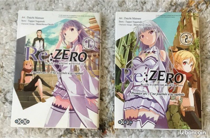 Re : Zéro Arc 1 Tome 1 et 2 - manga (image 1)