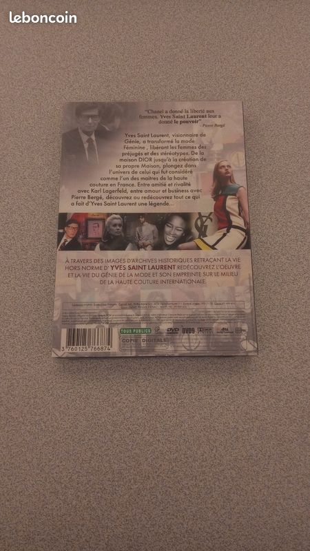DVD " MONSIEUR YVES SAINT-LAURENT " Neuf sous blister (image 2)