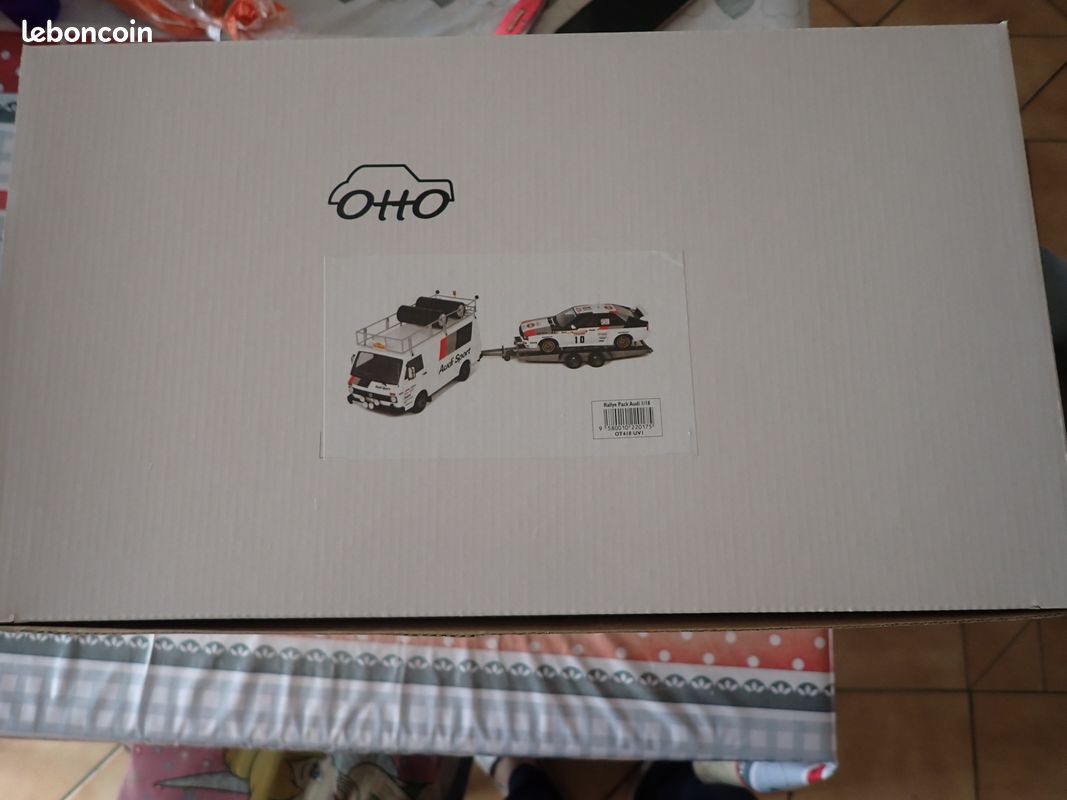 Otto Mobile 1/18 Pack VW LT35 + Audi Quattro A2 Tour de Corse 1983