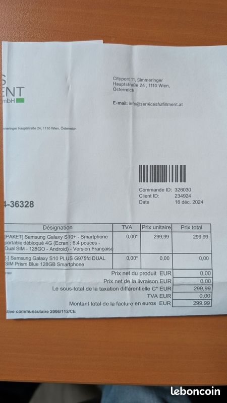 Samsung Galaxy S10+ garantie 16/12/2026 (image 3)